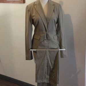Banana Republic Pinstriped Pant Suit